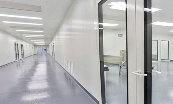 Medical cleaning antibacterial wall panels